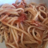 粉ミルクで！ベーコンとトマトのクリームパスタ